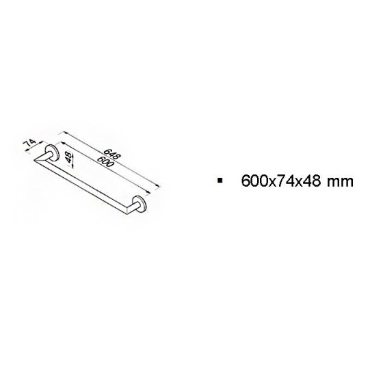 ΠΕΤΣΕΤΟΚΡΕΜΑΣΤΡΑ 60εκ. GEESA NEMOX ΔΙΑΣΤΑΣΕΙΣ